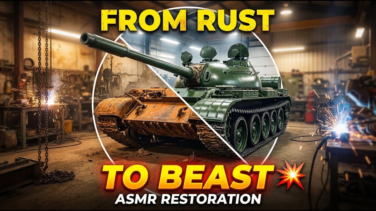From Rust to Beast  | Abandoned AFGANT Tank ASMR Restoration