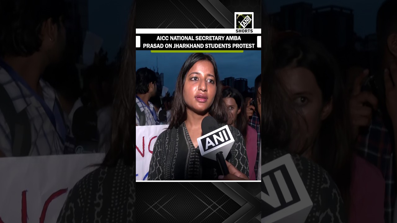 AICC&rsquo;s Amba Prasad joins Jharkhand students protest over alleged irregularities in exams