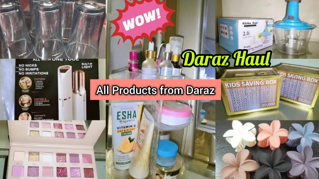 Daraz se ki Shopping 🛍️ Affordable Price 😍 Unboxing Daraz Haul❤️