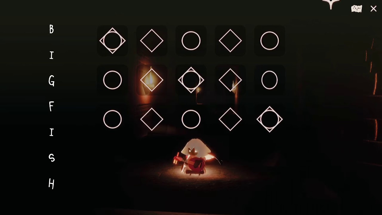 Sky - Children Of The Light: Music sheet: Big Fish - Cá lớn