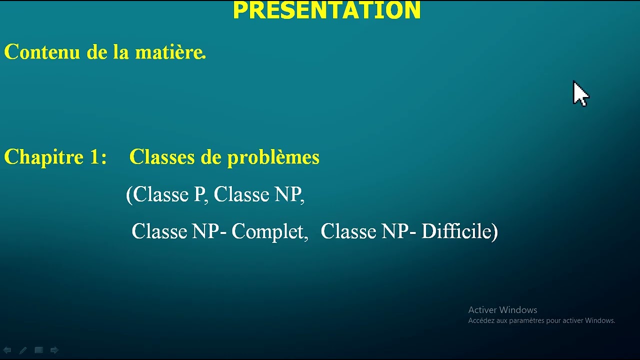 Programme du Module Techniques d'Optimisation (pour Master 1 MICR)