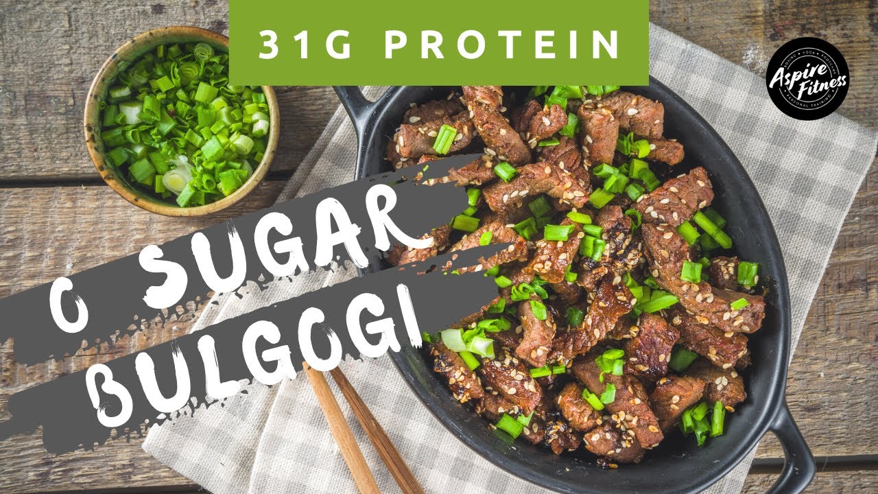 Healthy Korean BBQ: Healthy Bulgogi Recipe Part 1. (31g Protein) | Healthier Versions of Foods Ep 7.