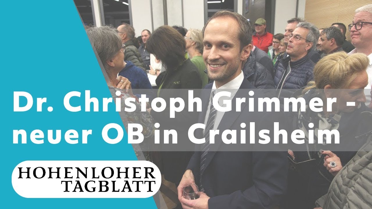 Dr. Grimmer ist neuer Oberbürgermeister in Crailsheim