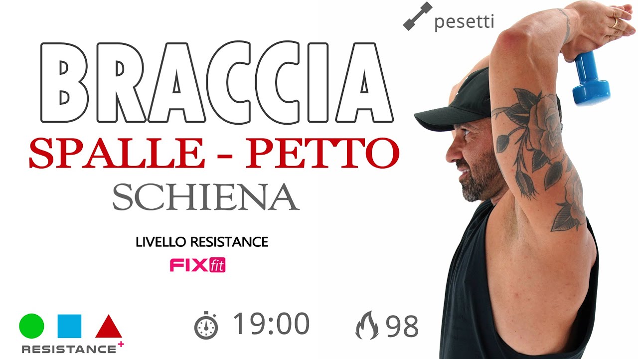 Esercizi Braccia Con Pesi - Allenamento Completo Parte Superiore