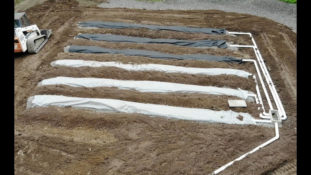 Installing a new septic system