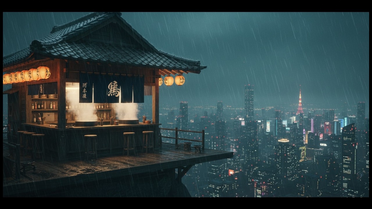 Rainy Lofi Coffeehouse 🌧️ — Soft Zen Beats for Deep Focus & Relaxation