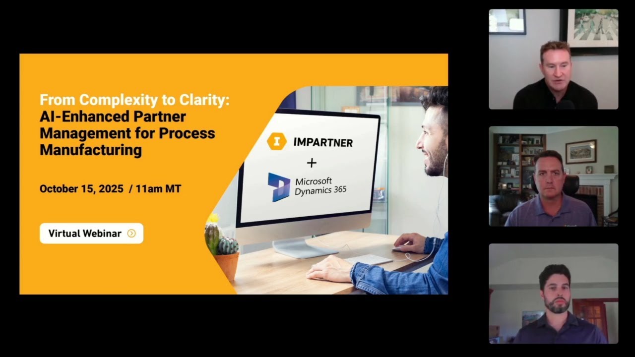 From Complexity to Clarity  AI Enhanced Partner Management for Process Manufacturing