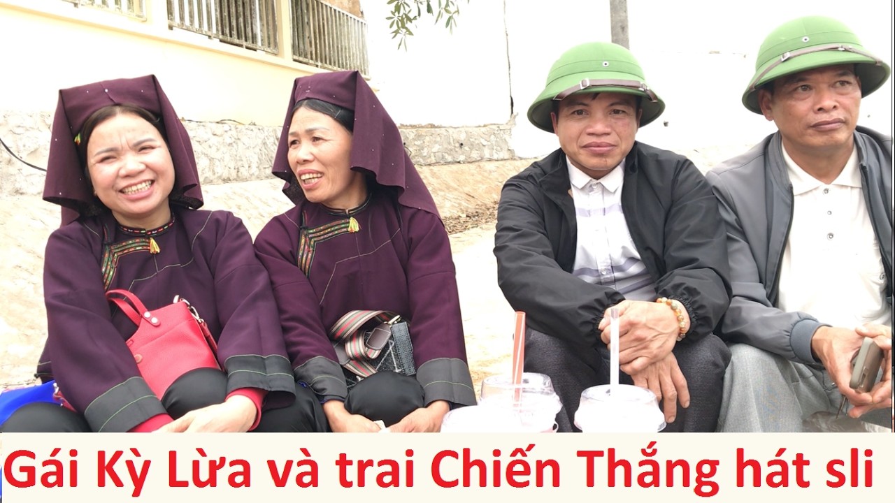 .Gái đẹp Kỳ Lừa và trai Chiến Thắng hát sli hội Háng Ví