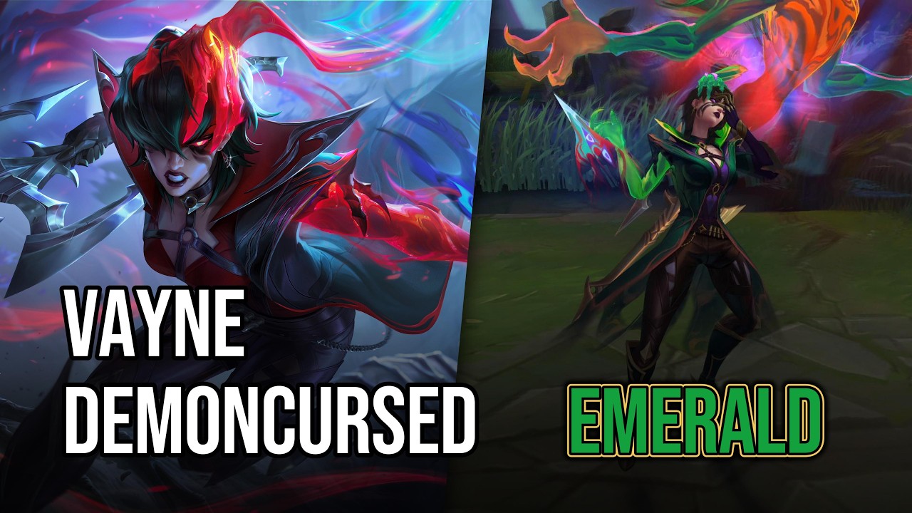 Demoncursed Vayne Skin | League of Legends | Emerald Chromas