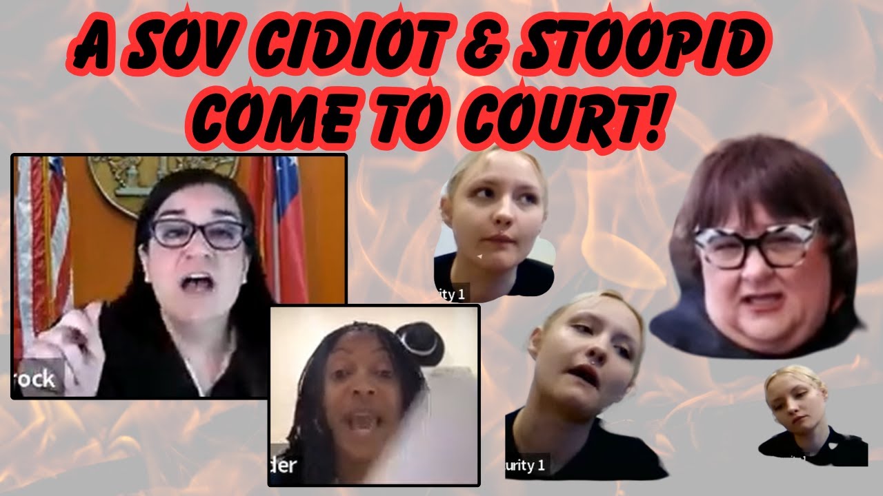 A SOVEREIGN IDIOT & STOOPID COME TO COURT!