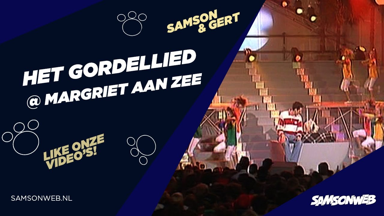 Samson & Gert - Gordellied Live bij Margriet aan Zee (1993)