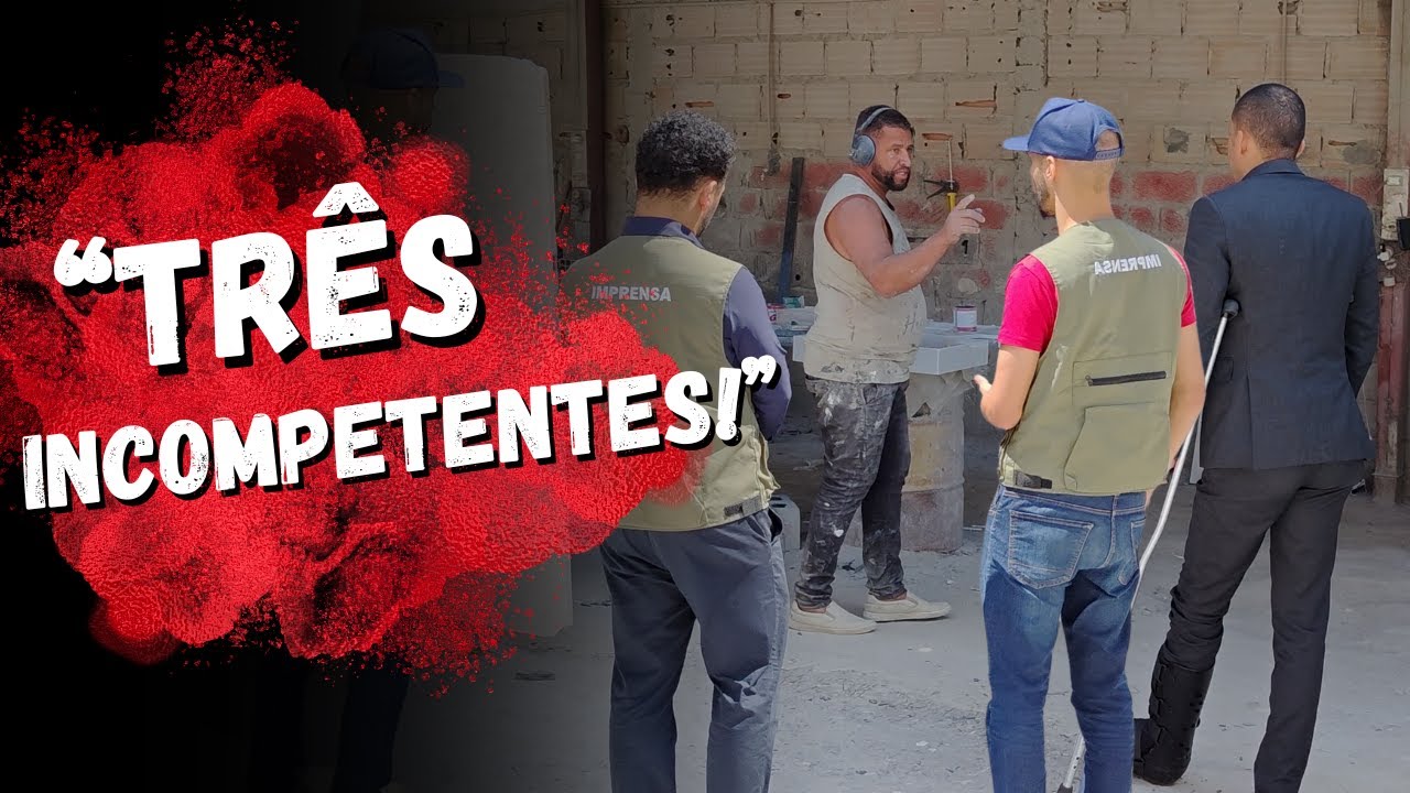 PROBLEMA em MARMORARIA! A equipe PRECISOU LEVAR os PRODUTOS