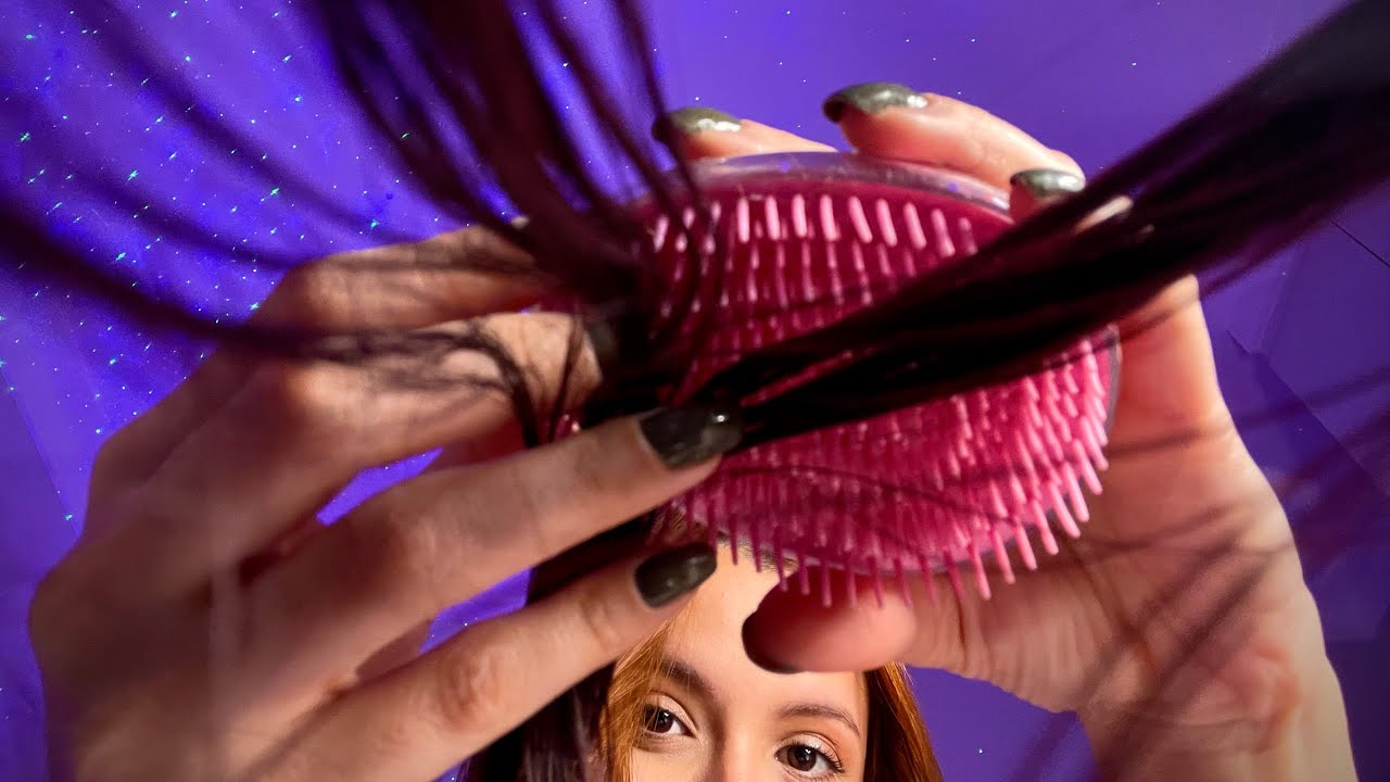ASMR REALISTA: VOU MEXER NO SEU CABELO ATÉ VOCÊ DORMIR (cuidados capilares noturnos + cafuné)