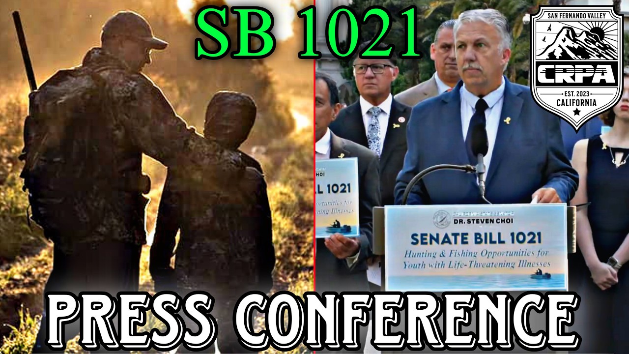 Bipartisan Hunting & Fishing Bill Receives MAJOR SUPPORT - SB 1021 Press Conference