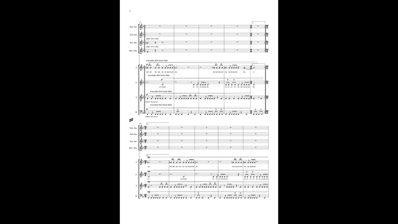 Oruk Variationen for Choir and Saxophone Quartet (Gebhard Ullmann) (2024)