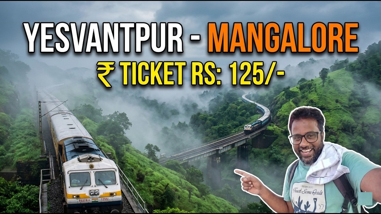 Beautiful Train Route in India | 400+ Bridges & 50+ Tunnels | Mangalore  Guide | Budget & Best Views