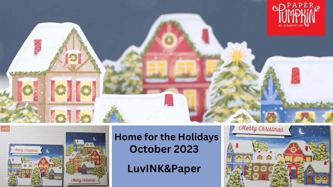 Alternate projects using the October 2023 Home for the Holidays Paper Pumpkin Kit