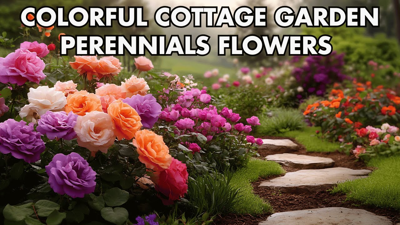 🌸🌿 Colorful Cottage Garden Flowers 🏡🌷 Low Maintenance Perennials for Small Gardens