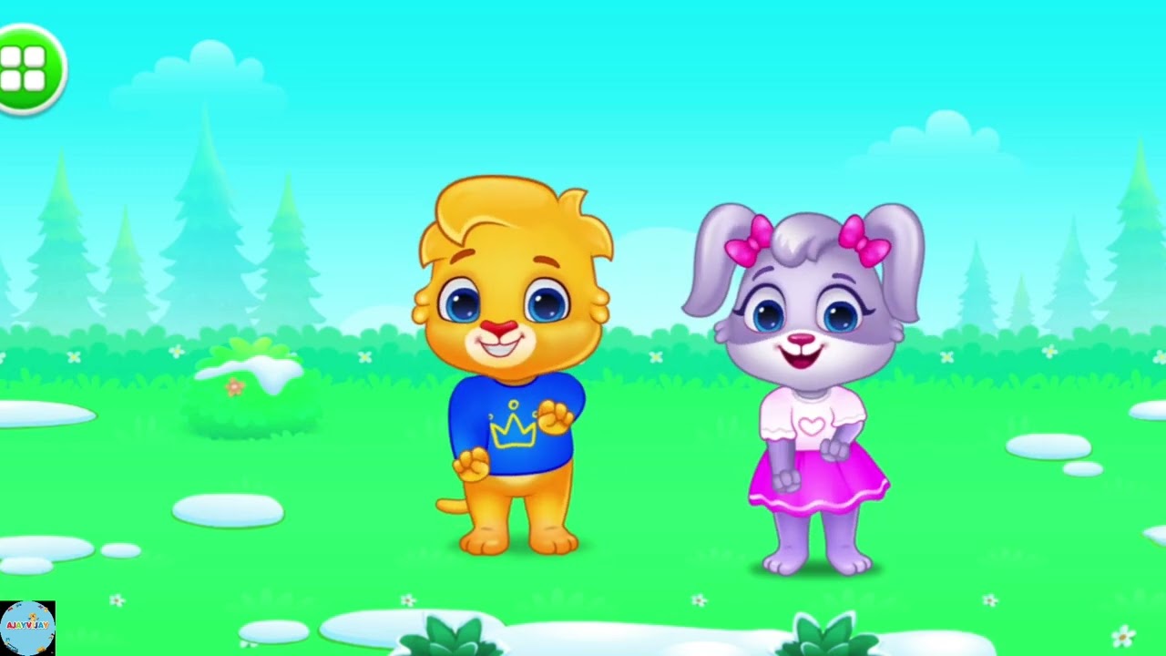 Little Lion Cartoon: Swimming Pool Fun, Dance & More! @AJAYVIJAY007 