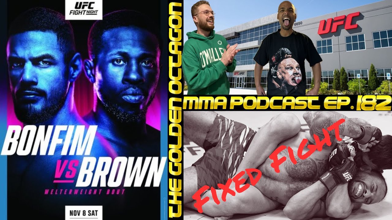 UFC Betting Scandal Talk | UFC Vegas 111: Bonfim vs Brown Picks & Predictions | TGO MMA Pod.182
