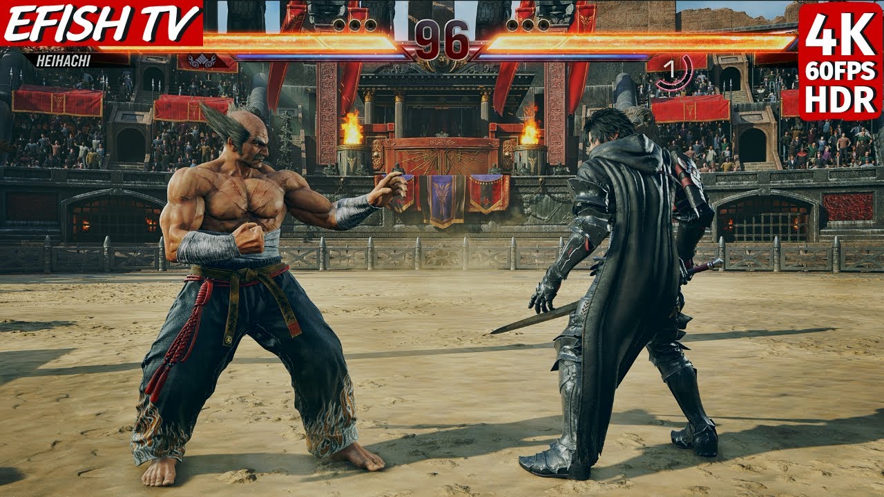 Heihachi vs Clive Rosfield (Hardest AI) - Tekken 8