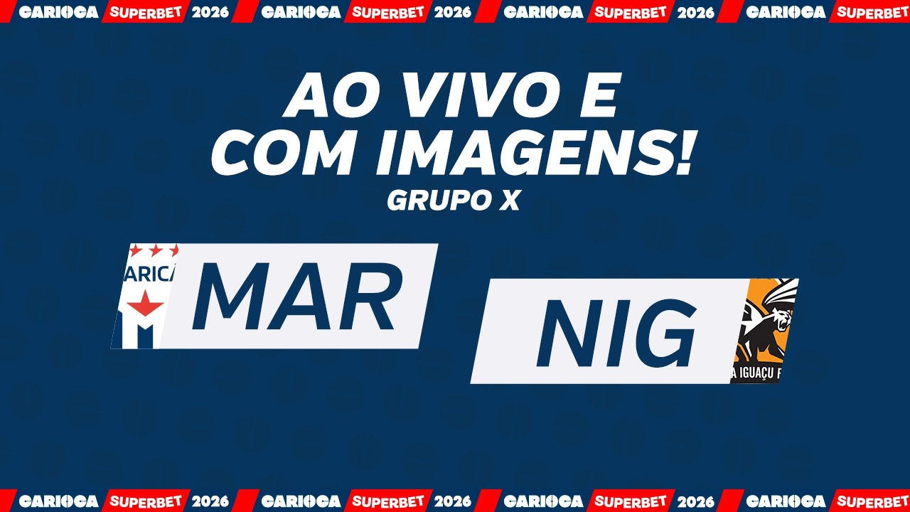 AO VIVO E COM IMAGENS: MARICÁ X NOVA IGUAÇU - RODADA 5 - GRUPO X - CARIOCÃO 2026