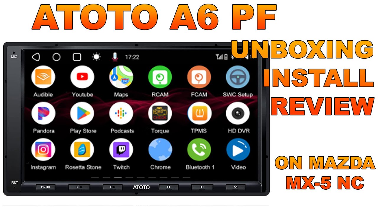 ATOTO A6 PF - Android Head Unit Install On Mazda MX-5 NC