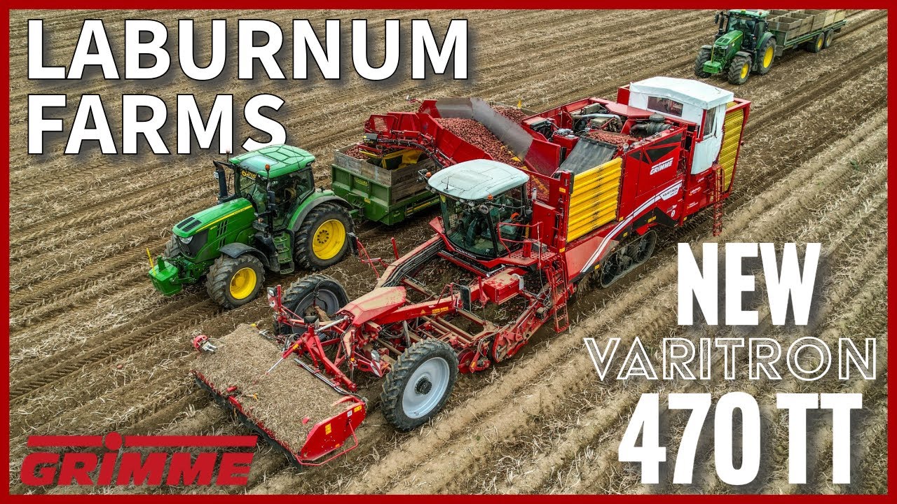 New GRIMME VARITRON 470 TT - EATING ROWS at LABURNUM FARMS