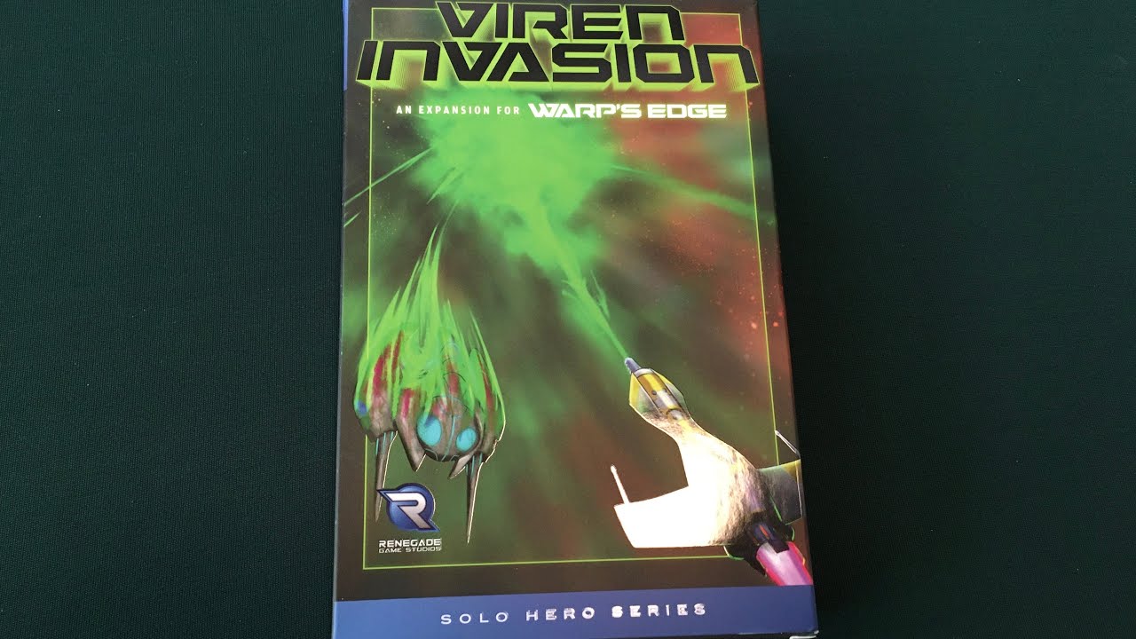 Viren Invasion - expansion for Warp’s Edge unboxing