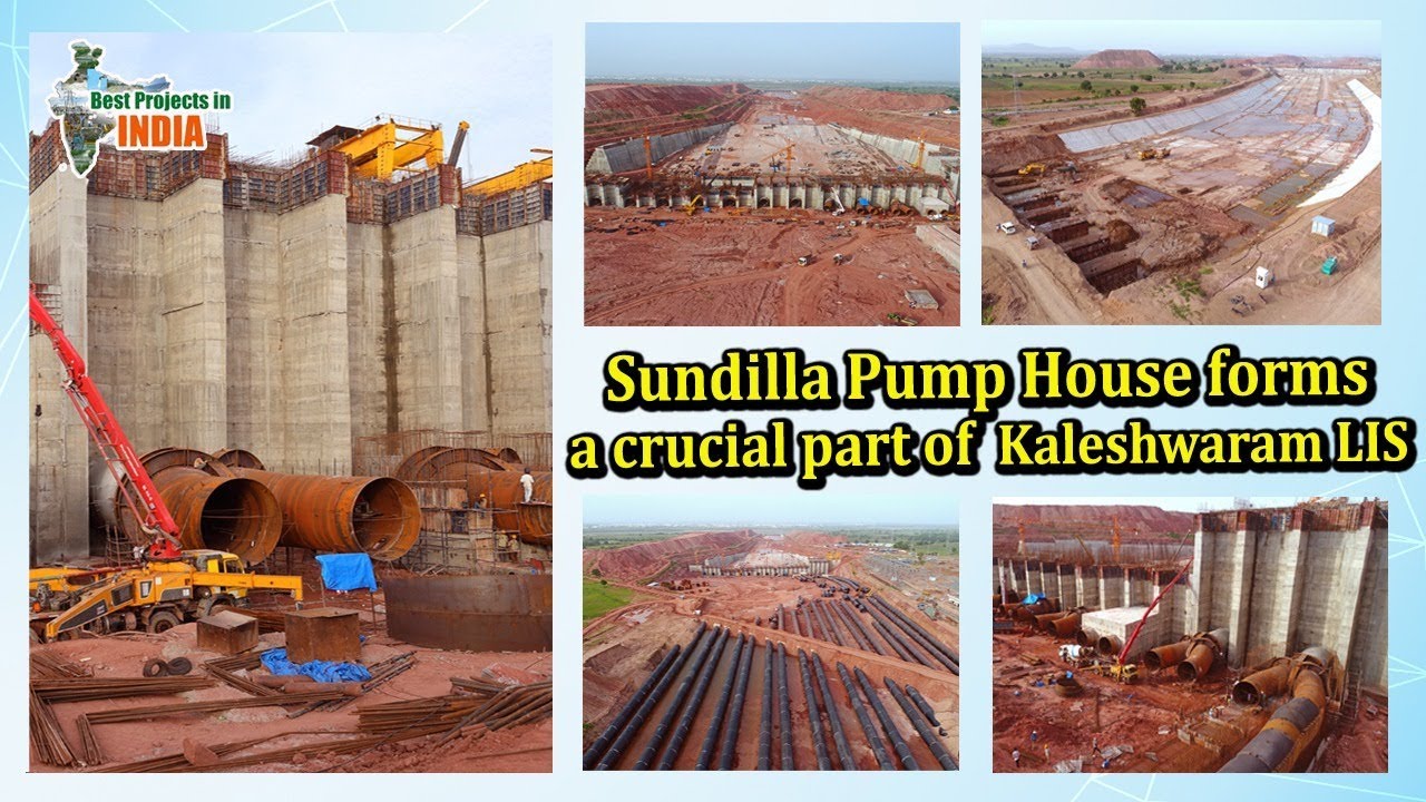 KALESHWARAM PROJECT || Sundilla Pump House Forms a Crucial Part of Kaleshwaram LIS | BPII