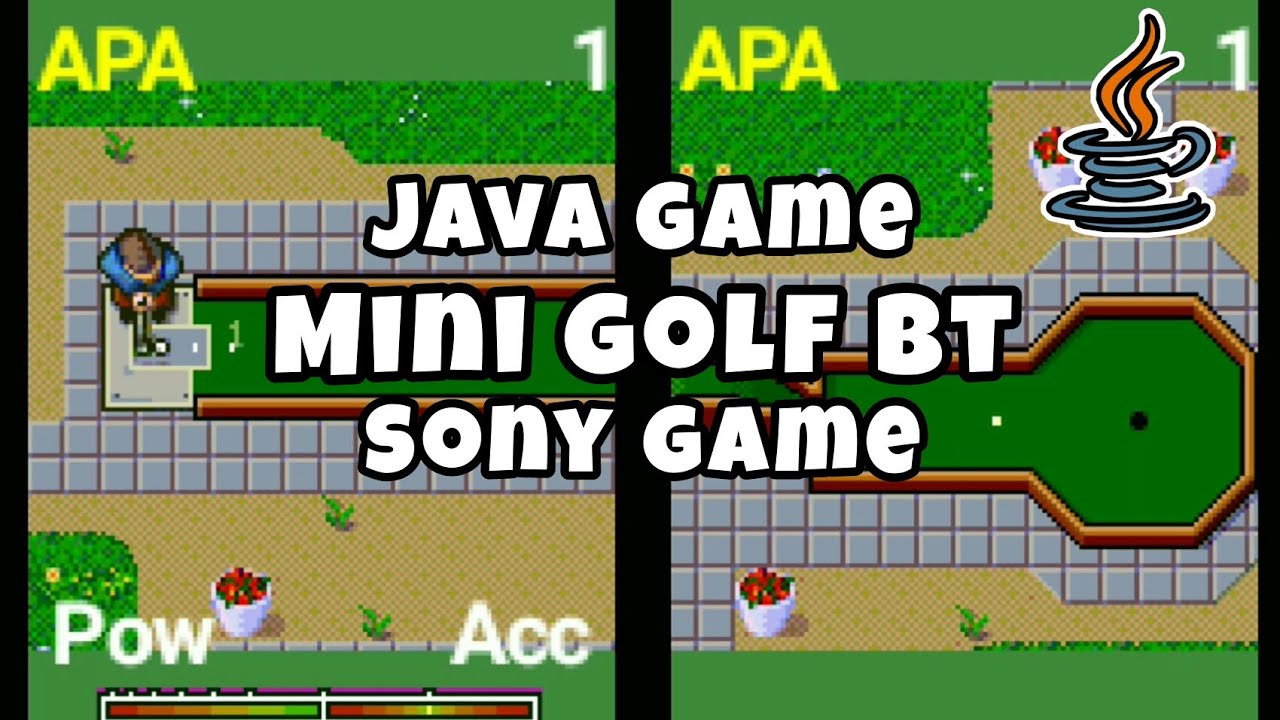 Mini Golf BT Java Game 128x128 From Sony Ericsson Mobile Playthrough