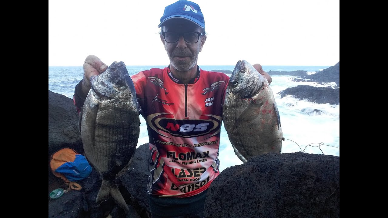 Pesca de Sargos José Silva, ao Amanhecer na Ilha de São Miguel Açores HD