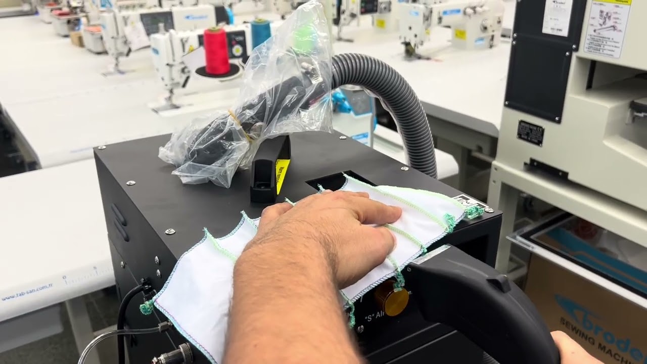 Broderi BD-2002 Çift Kafa Seyyar İplik Temizleme Robotu (Çift Vakum Motorlu)