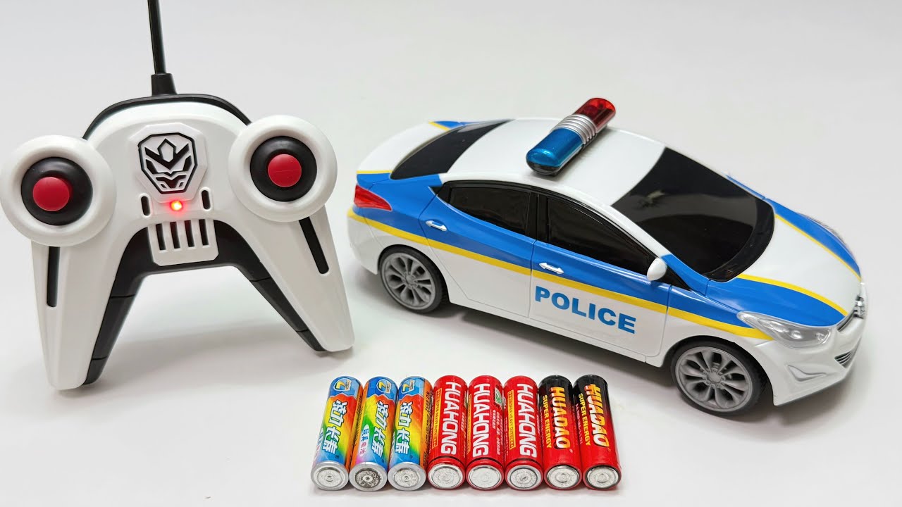 Unboxing Remote Control Super Police Car, Electric Gear Bus, RC City Truck, Electric Mechanical Crab
