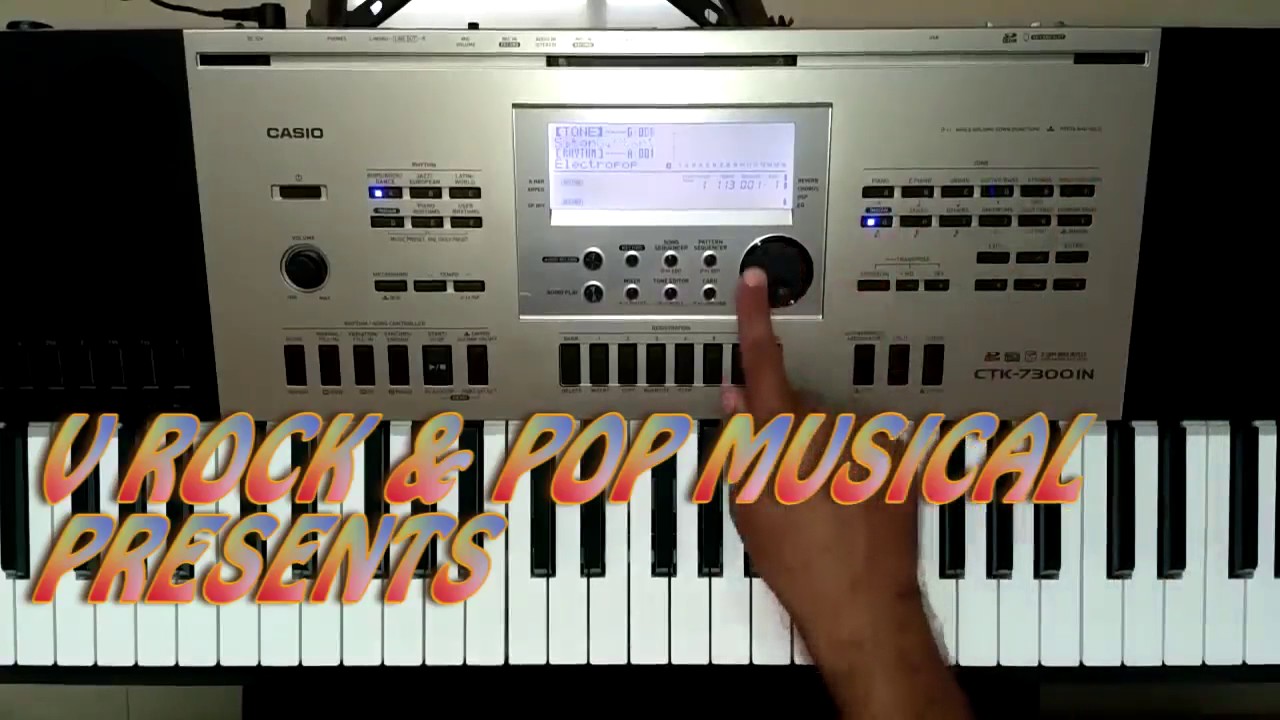HOW TO OPERATE YOUR CASIO CTK-SERIES KEYBOARD 7300IN /6300IN