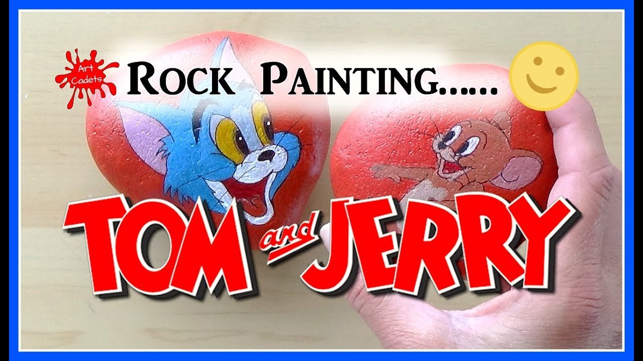 😮Rock Painting TOM and JERRY 2018 | Stone painting | Pebble art