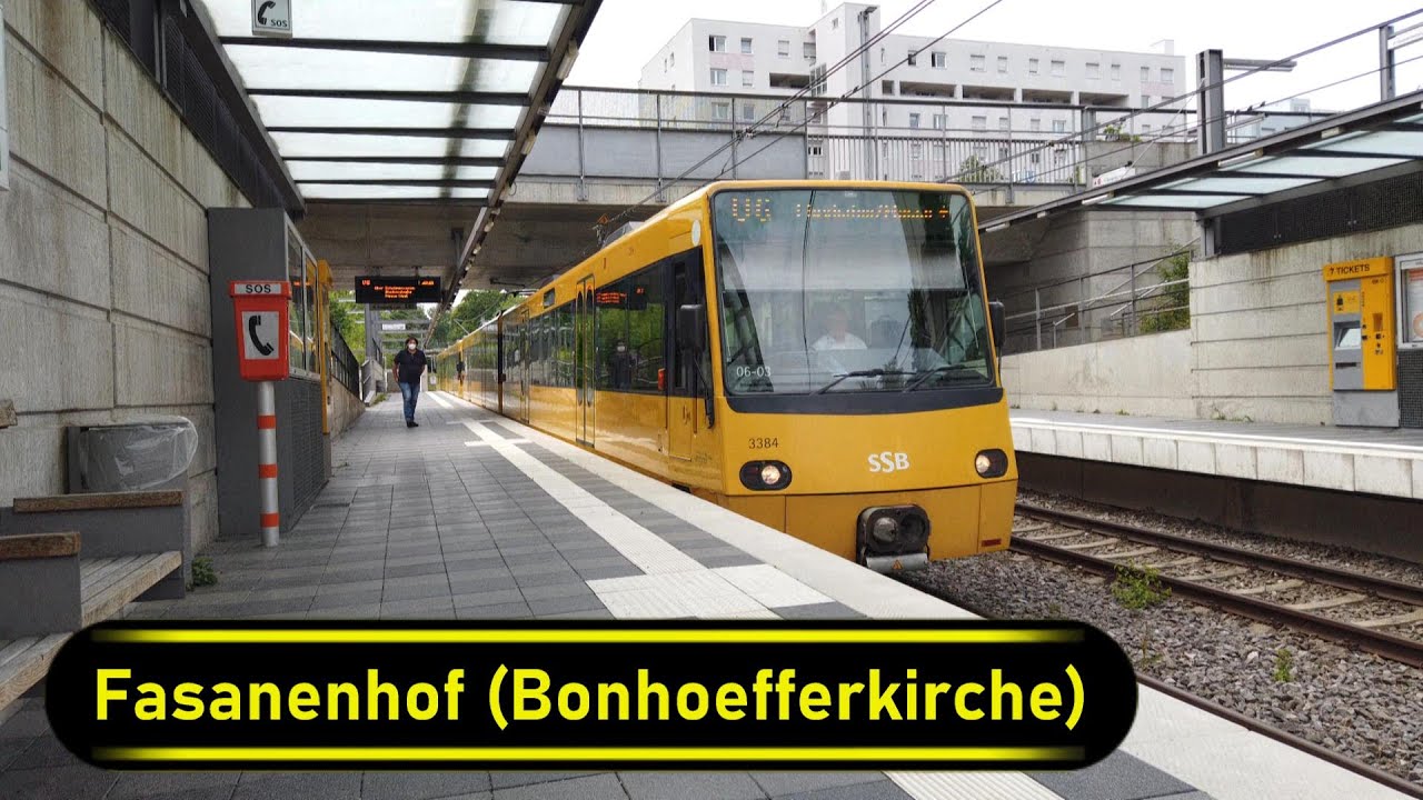 Stadtbahn Station Fasanenhof (Bonhoefferkirche) - Stuttgart 🇩🇪 - Walkthrough 🚶