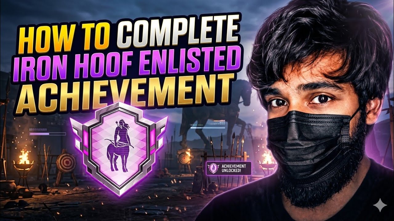 🔥 How to Complete 'Iron Hoof Enlisted' Achivement. Guide by @mxislive18 #bgmi 