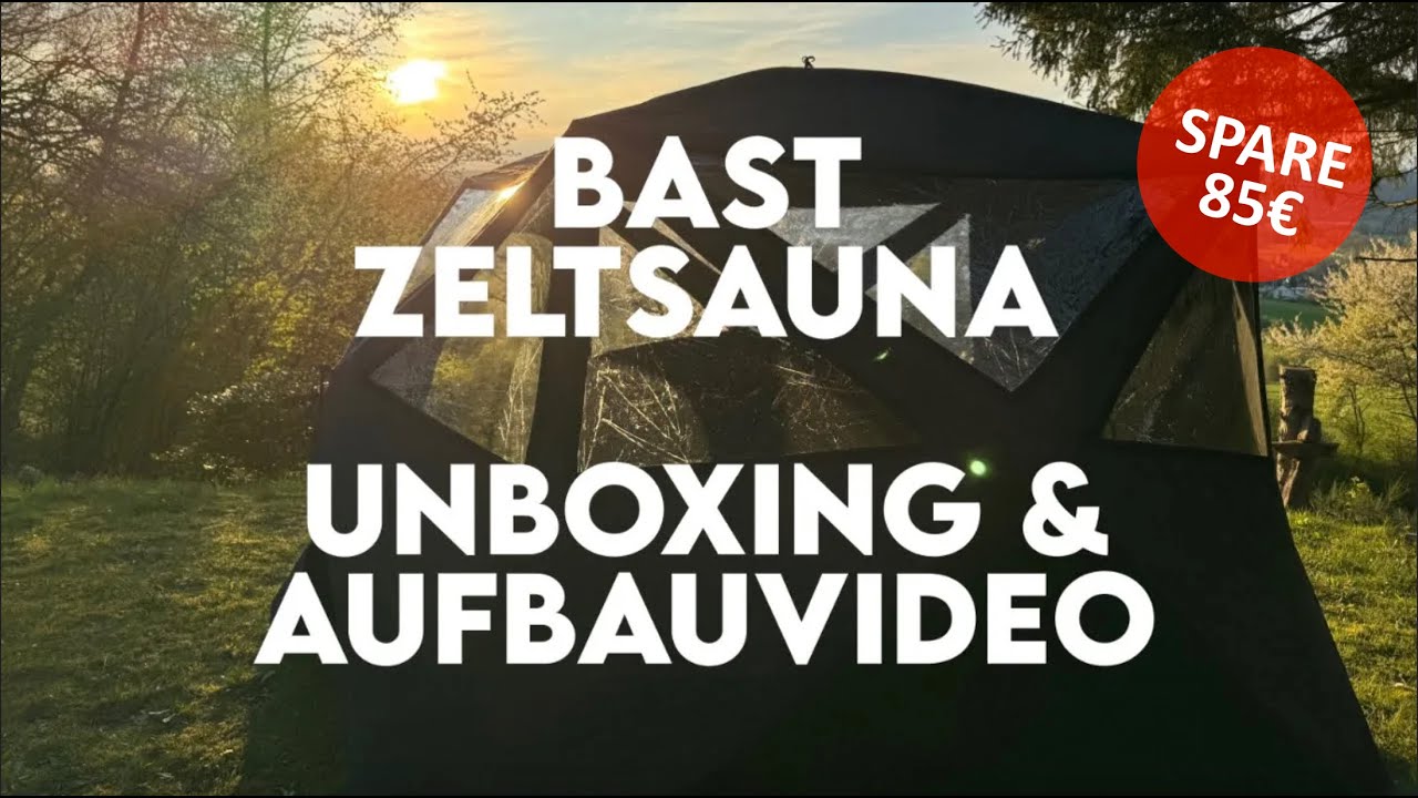 Sauna-Zelt: geniale Idee oder kompletter Müll? Unboxing Saunatent Bast #saunatent #sauna #saunatime