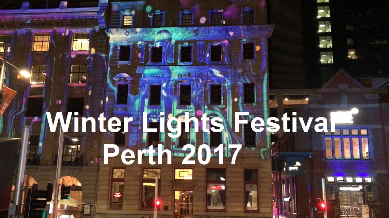 Perth Brookfield Place Winter Lights 2017