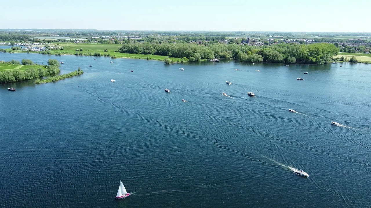 Eiland van Maurik drone beelden
