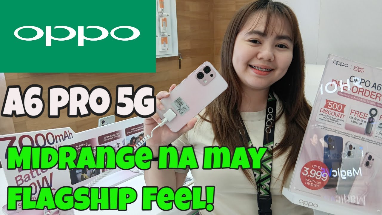 Bago sa 2025! OPPO A6 Pro 5G – Performance, Camera, and Features!