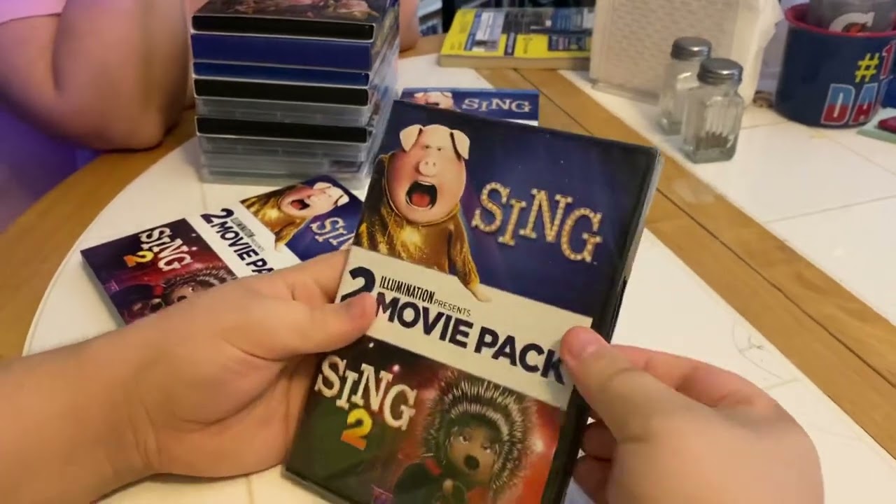 Sing: 2 Movie Pack DVD Unboxing