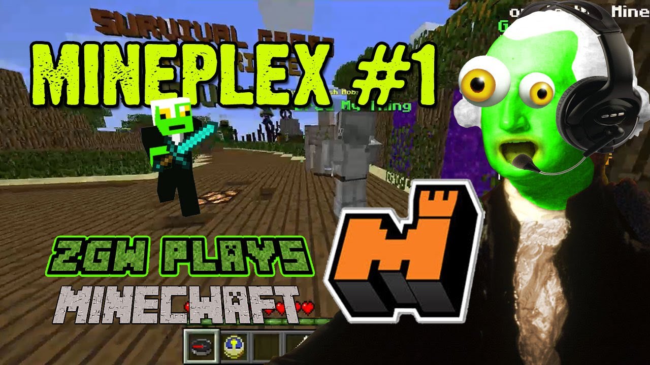 ZGW EAT MINEPLEX BWAINZ!? - ZGW Plays Minecraft