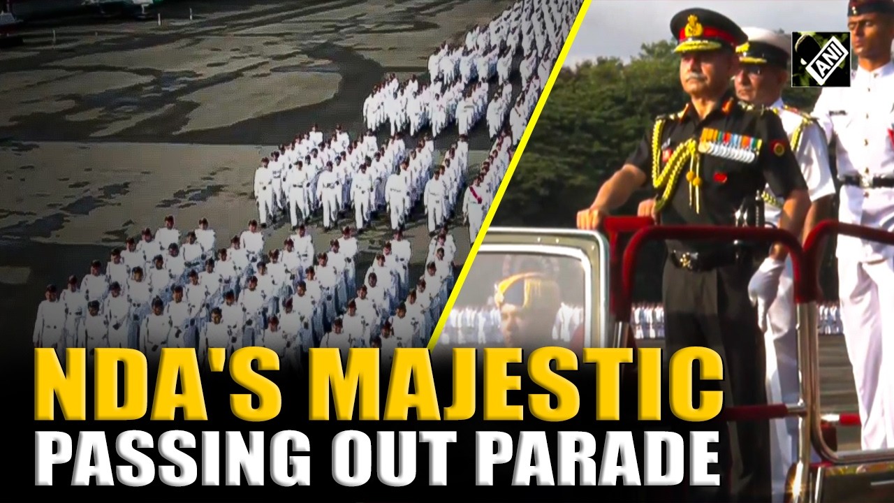 NDA holds passing out parade for India's defence services graduates, Gen Upendra Dwivedi present