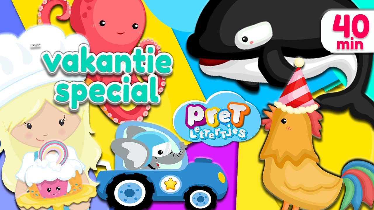 Pretlettertjes Leukste afleveringen • Dierengeluiden en meer