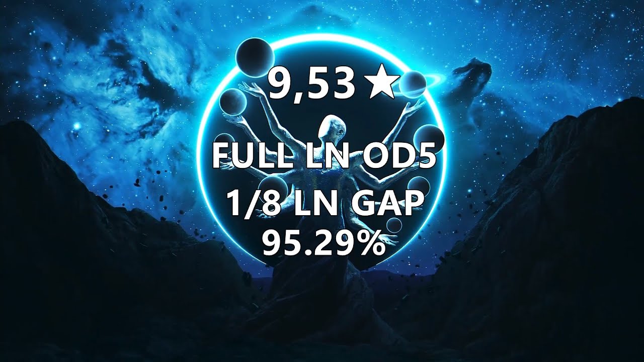 meganeko - Feral (osu! edit) FULL LN OD5 95.29% 9,53★