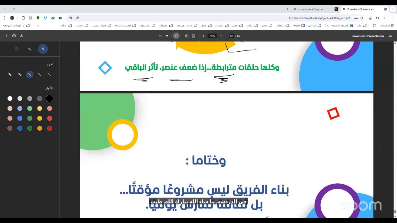 لقاءات فريق بصمتنا التطوعي