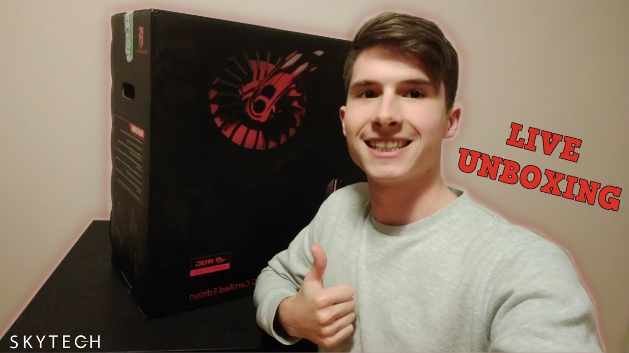 LIVE UNBOXING #2 - Dar viena dovana i&scaron; Skytech... &Scaron;įkart raudona!