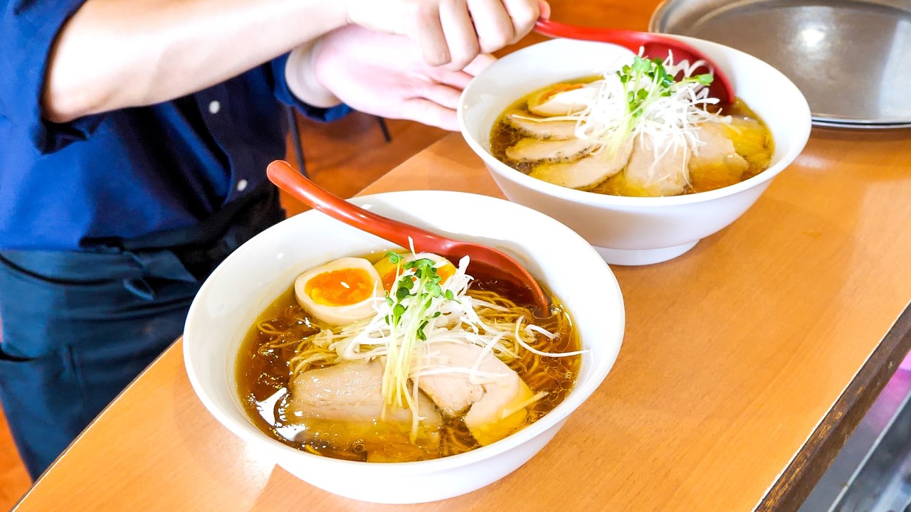 福井）止まらないラーメンラッシュ！常連が殺到する中華そば屋の爆裂昼営業丨Japanese Ramen Food